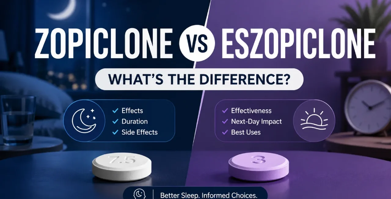 Zopiclone vs Eszopiclone: What’s the Difference?