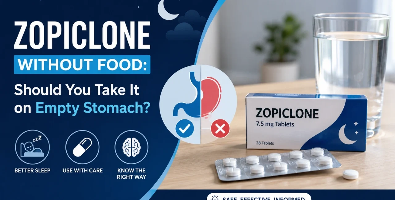 Zopiclone Without Food: Should You Take It on an Empty Stomach?