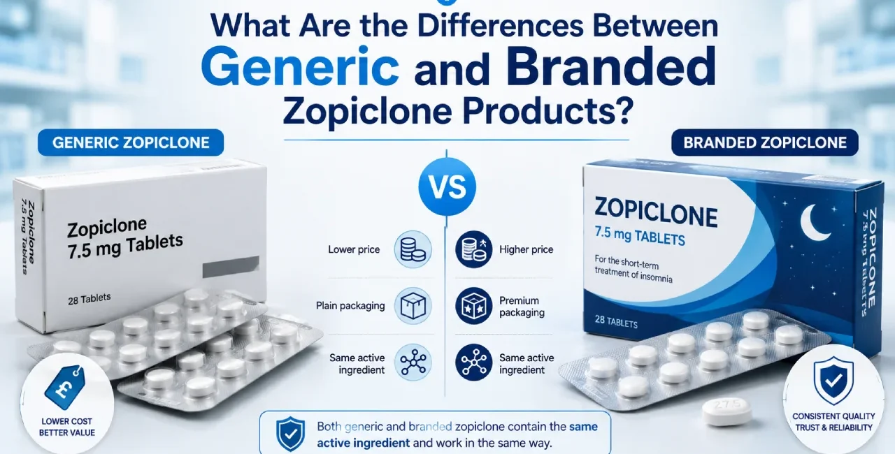 What Are the Differences Between Generic and Branded Zopiclone Products?